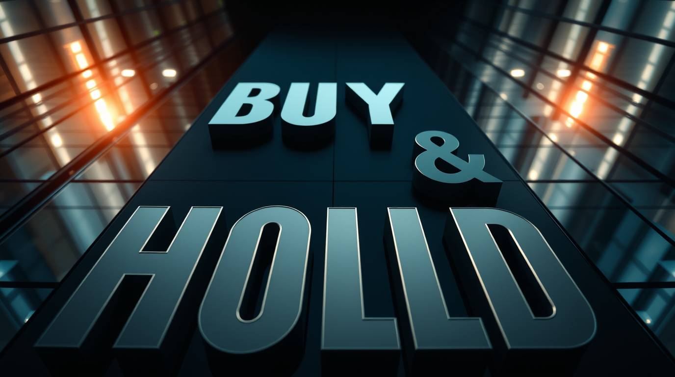 Buy & Hold symbolizing growth and security