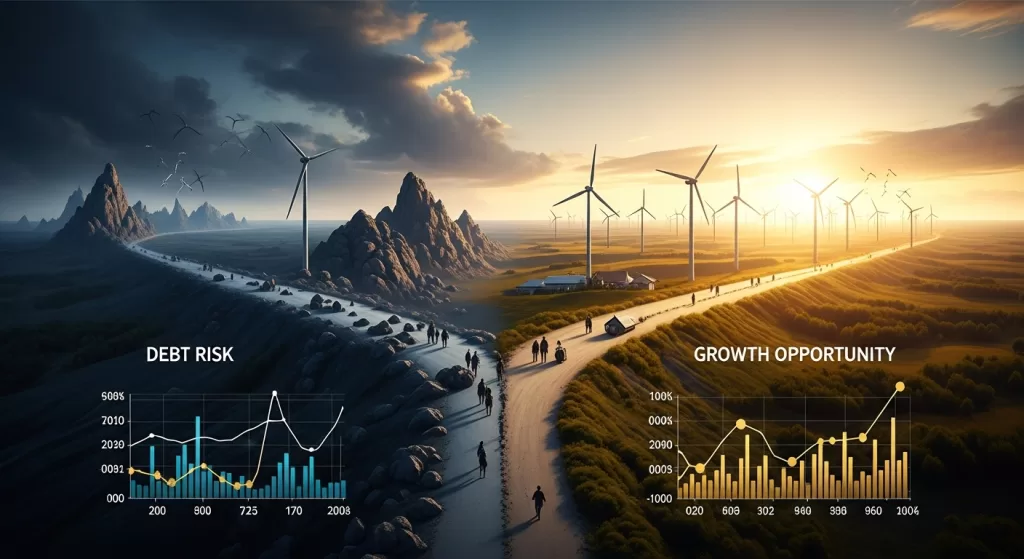 Análise ação ERG endividamento resultados 1T2025